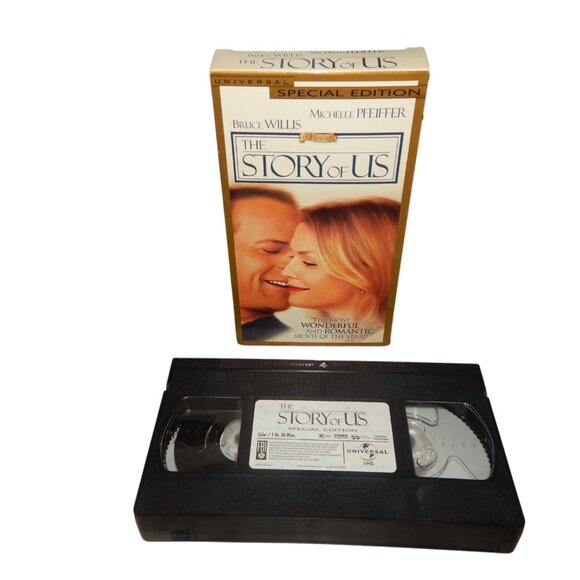 THE STORY OF US VHS movie in original paper case Bruce Willis Michelle Pfeiffer - Picture 2 of 6
